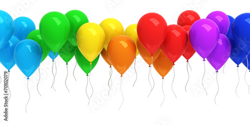 Colorful balloons photo