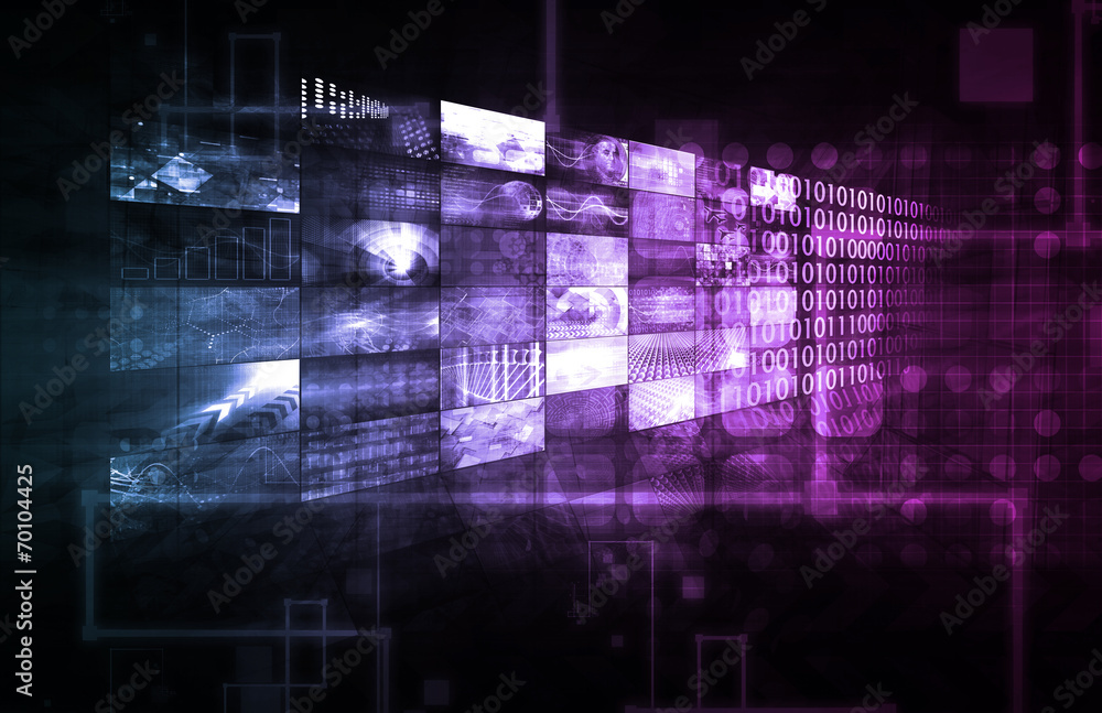 Naklejka premium Data Management