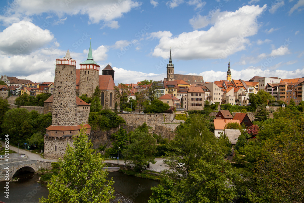 Blick auf die Altstadt von Bautzen