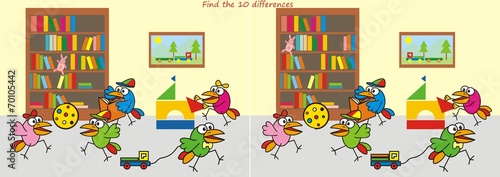 nursery,find ten differences
