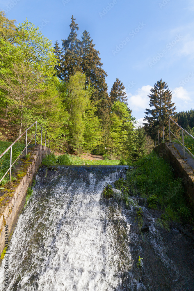 Überlauf Wehranlage Überlauf Wehranlage