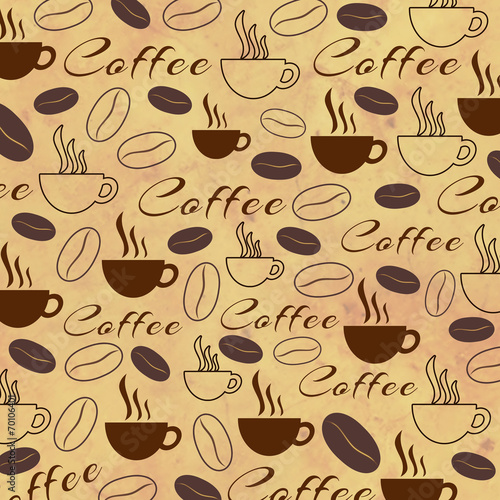 Coffee Texture Grunge Background