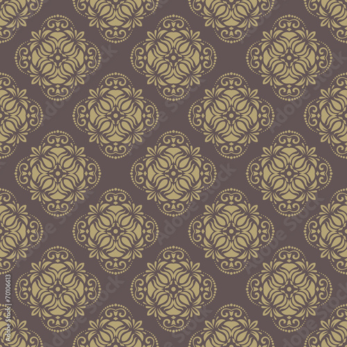 Orient Seamless Vector Pattern. Abstract Background