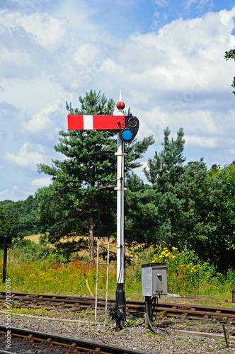 Lower Quadrant Semaphore railway signal © Arena Photo UK