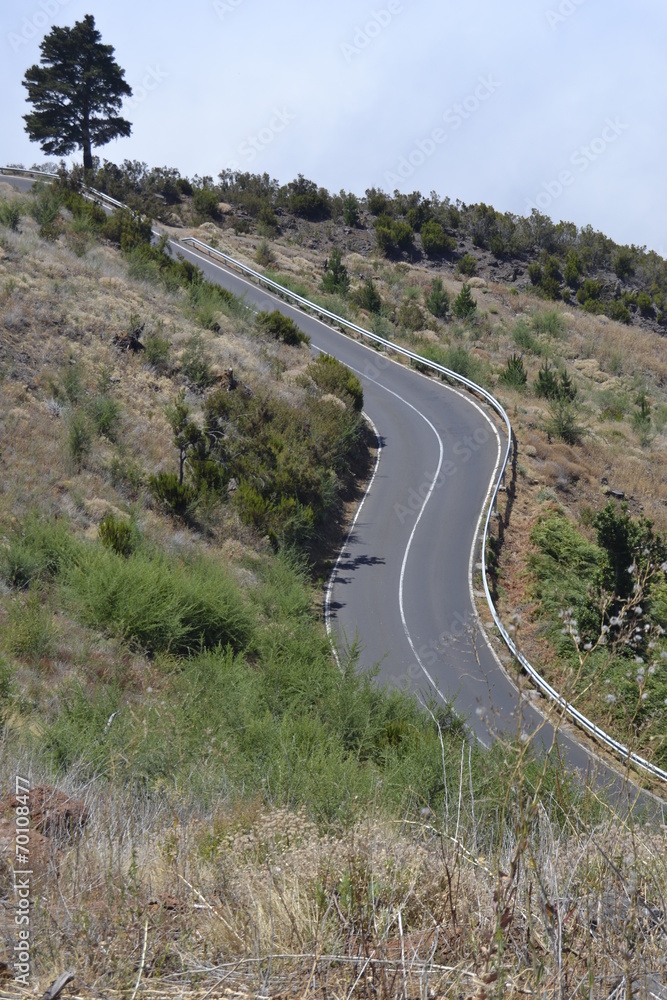 road to el Teide, Tenerife, Spain