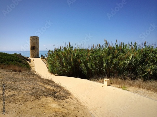 Wehrturm mit Meerblick in Andalusien