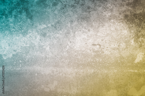 abstract blue and yellow background of elegant vintage grunge