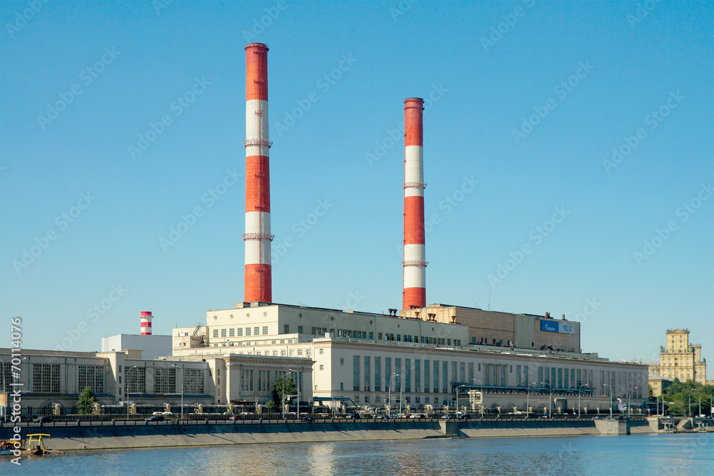 Obraz premium CHP plant 12, Moscow, Russia