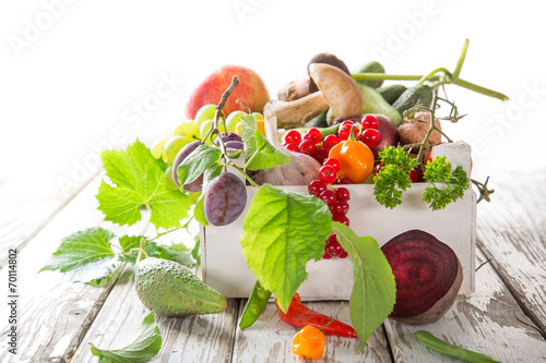 Healthy organic vegetable o...