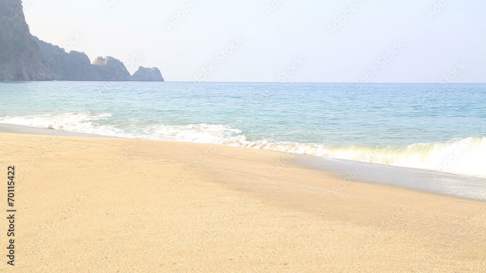 Cleopatra beach and Mediterranean sea Cleopatra beach and Mediterranean sea