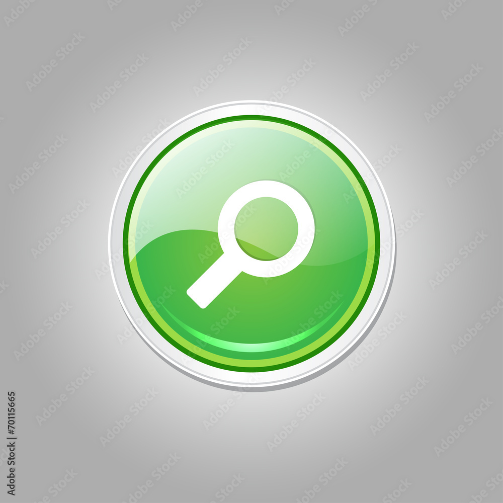 Search Circular Green Vector Web Button Icon Search Circular Green Vector Web Button Icon