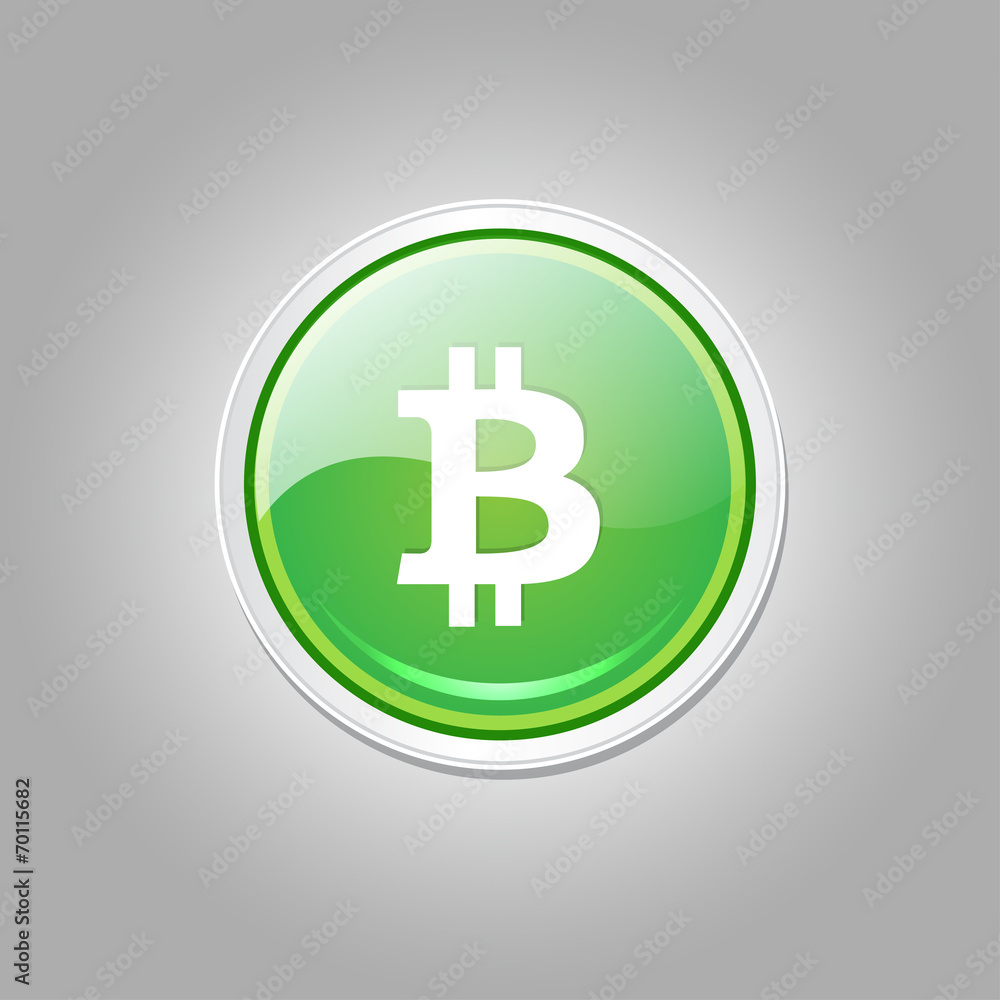 Bit Coin Currency Sign Shiny Vector Web Icon Button Bit Coin Currency Sign Shiny Vector Web Icon Button
