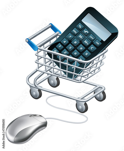 Online accounting concept