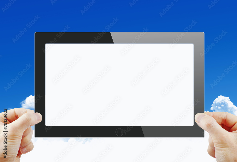 Black generic tablet pc, 3d render. Black generic tablet pc, 3d render.