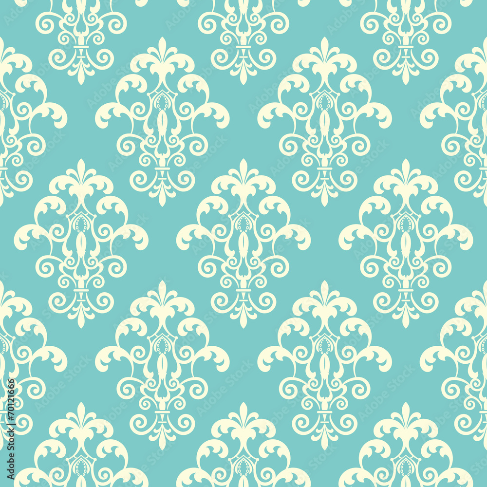Damask seamless pattern background. Damask seamless pattern background.