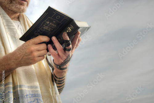 Photo Jewish morning prayer