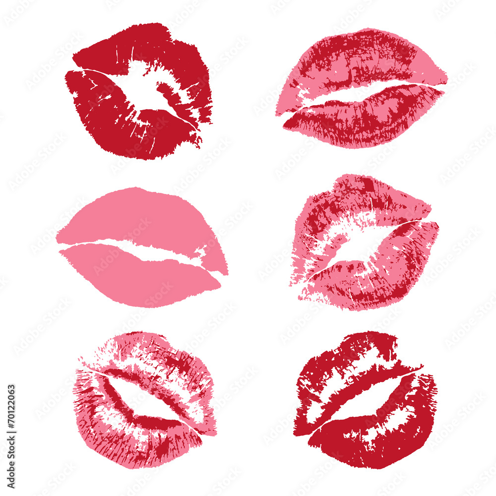 Lipstick kiss print Lipstick kiss print