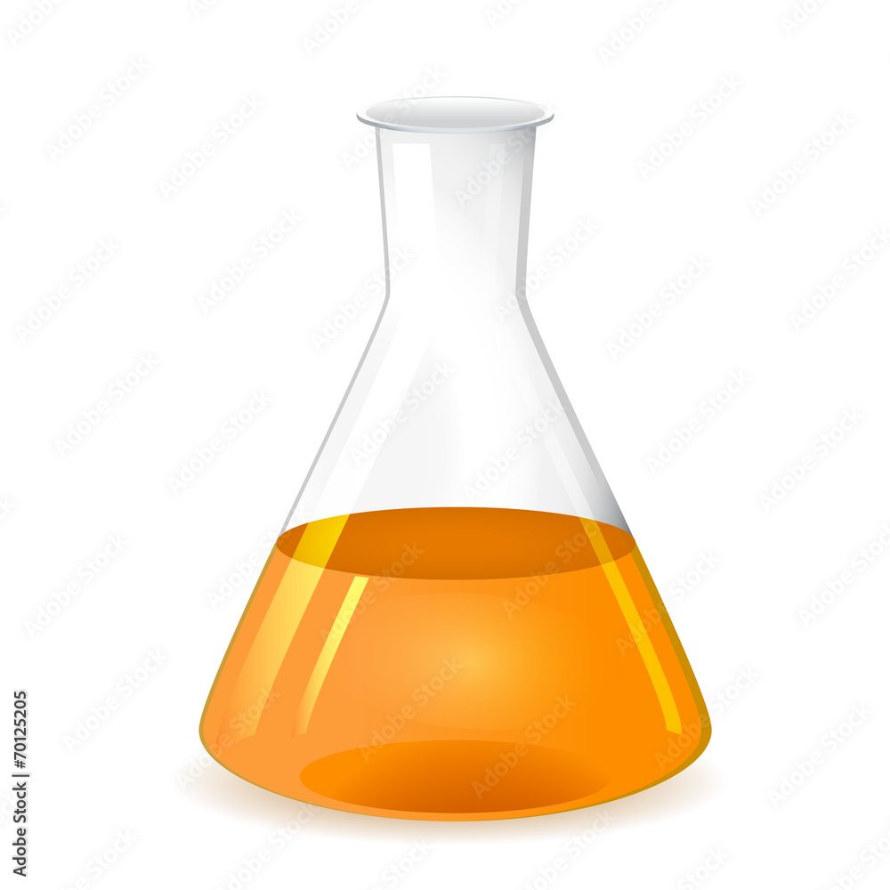 Chemical conical flask - Erlenmeyer flask Chemical conical flask - Erlenmeyer flask