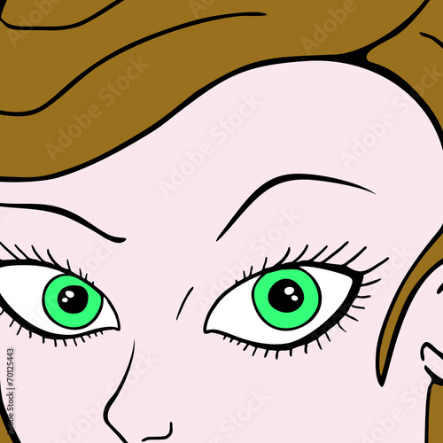Green eyes