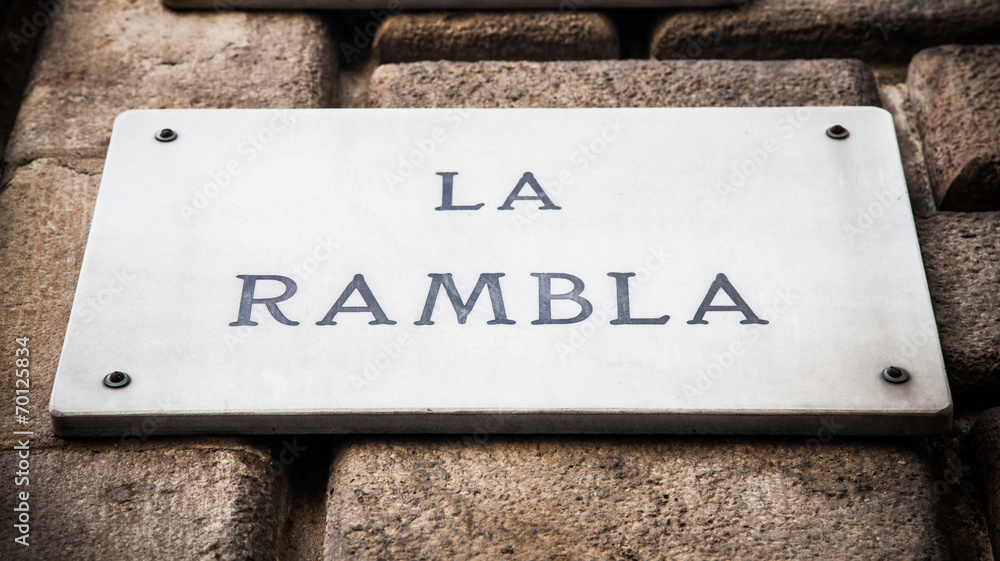 Naklejka premium La Rambla