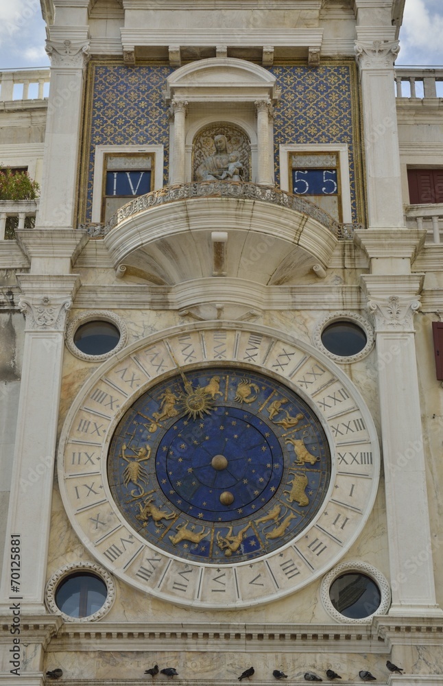 Obraz premium The clock Tower in Venice, Italy