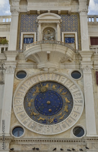 The clock Tower in Venice, Italy