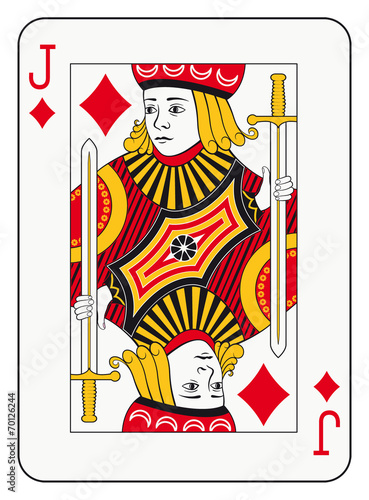 Jack of Diamonds playing card