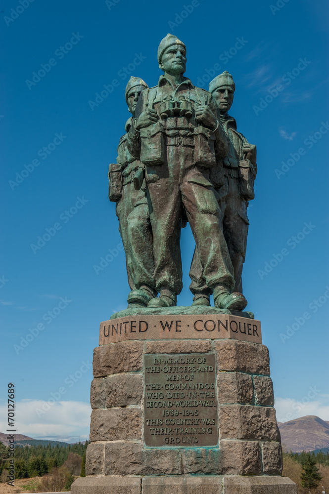Obraz premium Commando Memorial Spean Bridge
