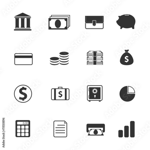 Banking icons
