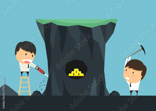 Businessmen advantage compe...