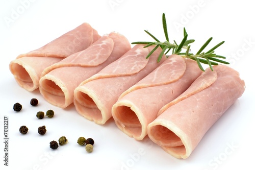 sliced ham