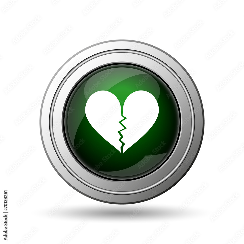 Broken heart icon Broken heart icon