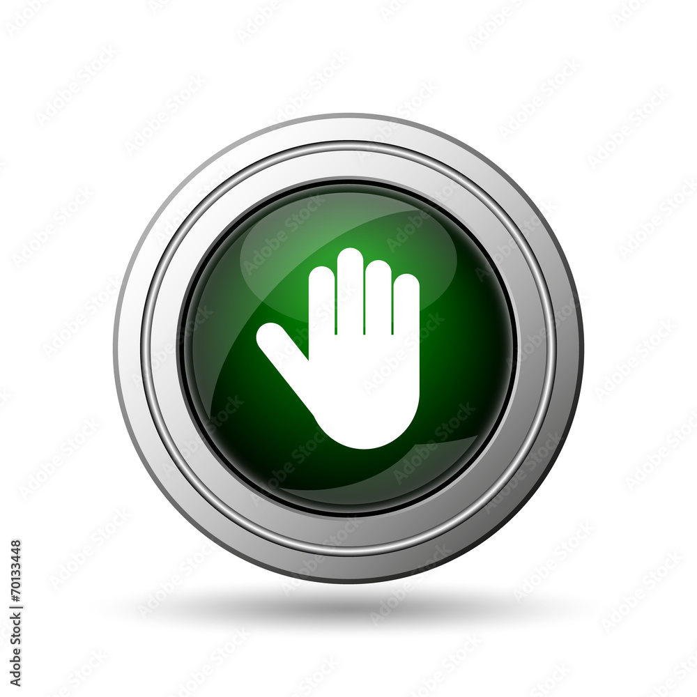 Obraz premium Stop icon