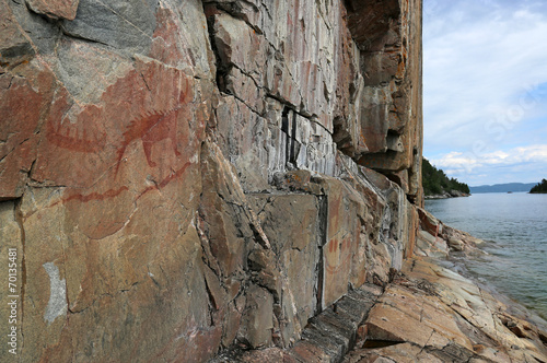 Great Lynx and Agawa Rock Site photo