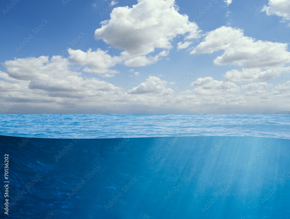 Naklejka premium Blue Sea