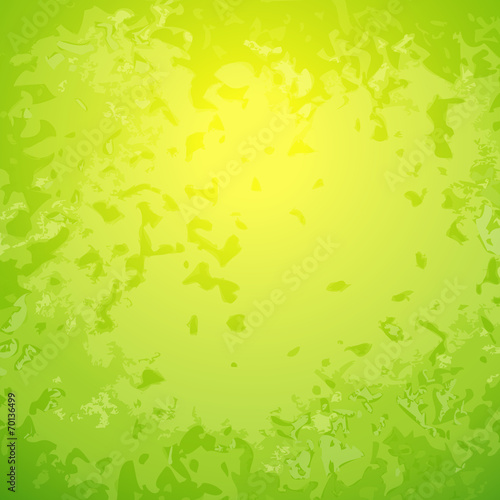 Abstract green background with bright center