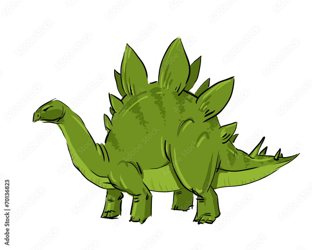 Fototapeta premium stegosaurus