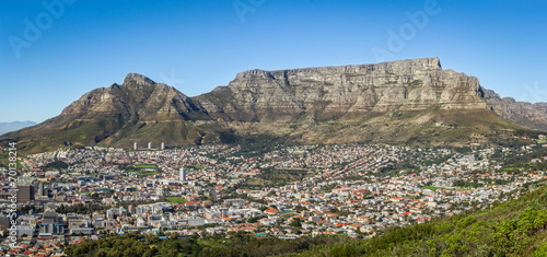 Cape Town and the Table Mountain