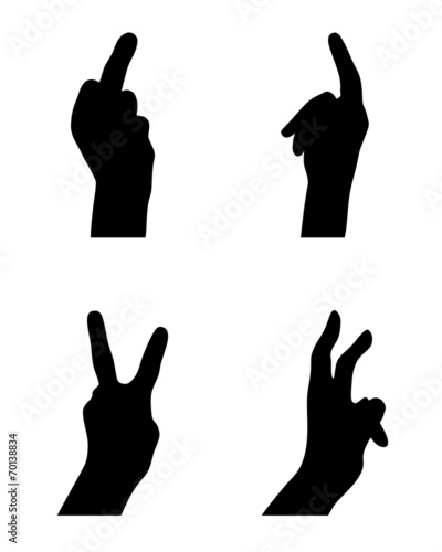 Handzeichen photo