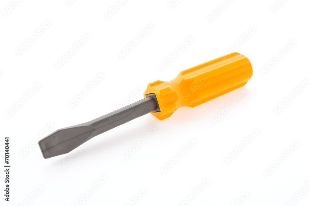 Screw driver isolated on white background Screw driver isolated on white background