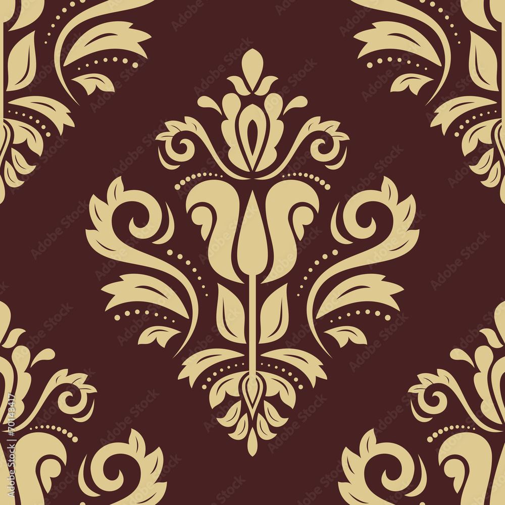 Orient Seamless Vector Pattern. Abstract Background Orient Seamless Vector Pattern. Abstract Background
