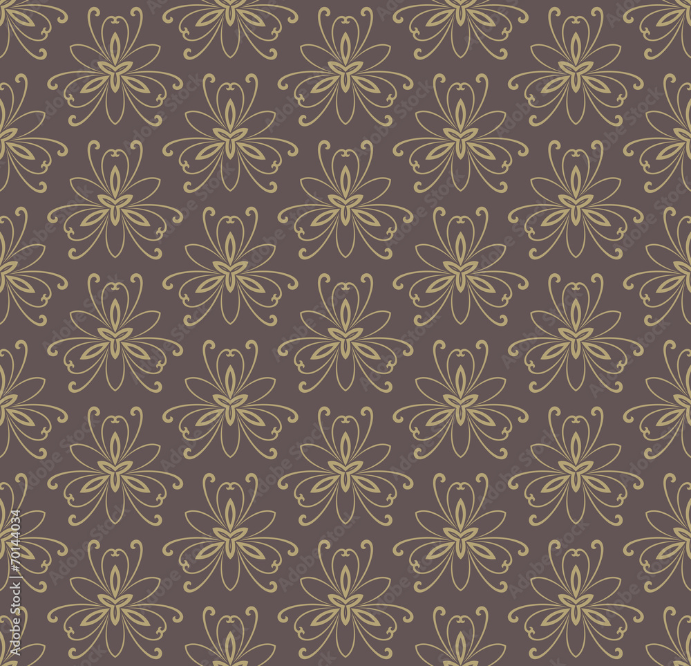 Orient Seamless Vector Pattern. Abstract Background Orient Seamless Vector Pattern. Abstract Background