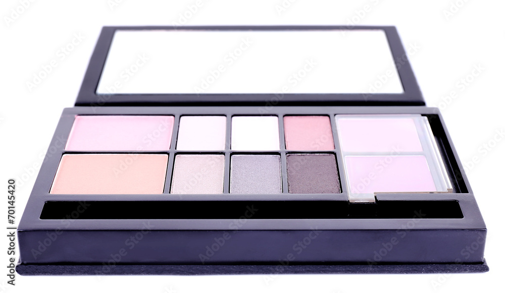 Eyeshadow set isolated on white Eyeshadow set isolated on white
