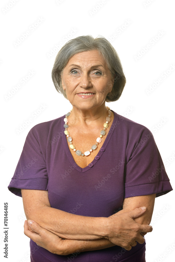 Lovely old woman Lovely old woman