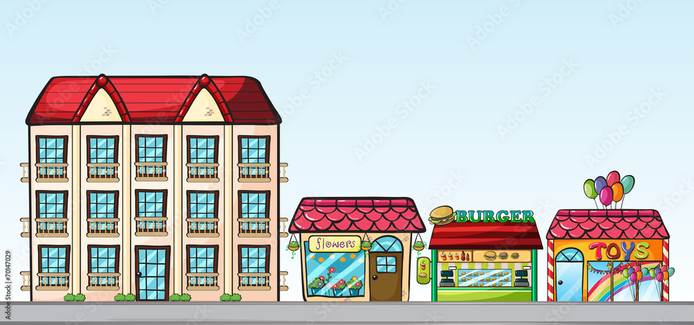 Stores on street Stores on street