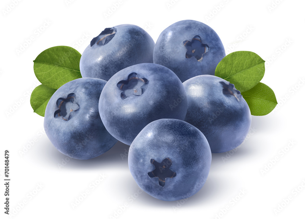 Big group of blueberries isolated on white background Big group of blueberries isolated on white background