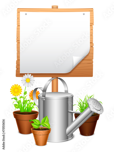 Garden equipment.