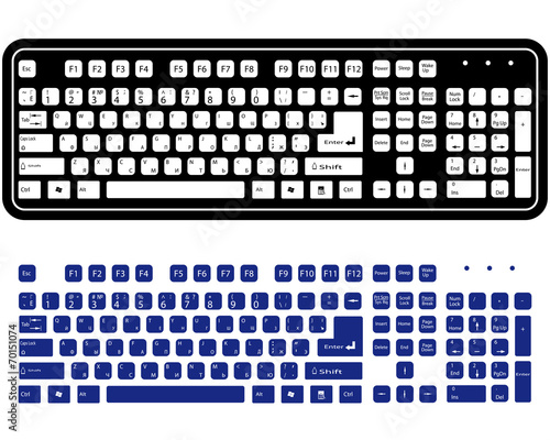 two different keyboard