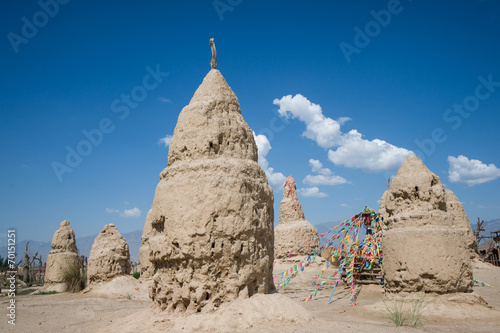 Ancient Building in ningxia,china