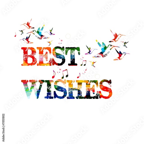 Best wishes inscription